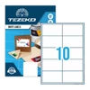Kép 2/2 - Tezeko öntapadó íves etikett címke TZ-A4-0004