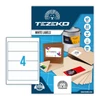 Kép 1/2 - Tezeko öntapadó íves etikett címke TZ-A4-0036