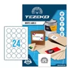 Kép 1/2 - Tezeko öntapadó íves etikett címke TZ-A4-0046