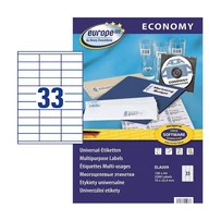 Avery Zweckform öntapadó íves etikett címke ELA009
