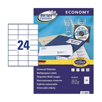 Avery Zweckform öntapadó íves etikett címke ELA010