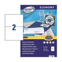 Avery Zweckform öntapadó íves etikett címke ELA026