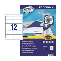 Avery Zweckform öntapadó íves etikett címke ELA039