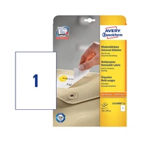 Avery Zweckform öntapadó íves etikett címke L4735REV-25