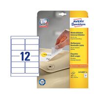 Avery Zweckform öntapadó íves etikett címke L4743REV-25