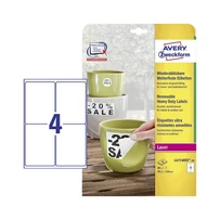 Avery Zweckform öntapadó íves etikett címke L4774REV-20