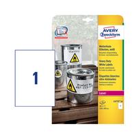 Avery Zweckform öntapadó íves etikett címke L4775-20