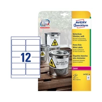 Avery Zweckform öntapadó íves etikett címke L4776-20
