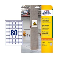 Avery Zweckform öntapadó íves etikett címke L7872-20 Avery Zweckform öntapadó íves etikett címke L7872-20
