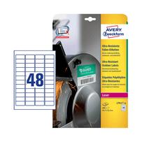 Avery Zweckform öntapadó íves etikett címke L7911-10