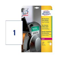 Avery Zweckform öntapadó íves etikett címke L7917-10