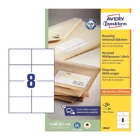 Avery Zweckform LR3427 íves etikett címke