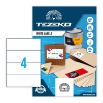 Tezeko öntapadó íves etikett címke TZ-A4-0035 Tezeko öntapadó íves etikett címke TZ-A4-0035