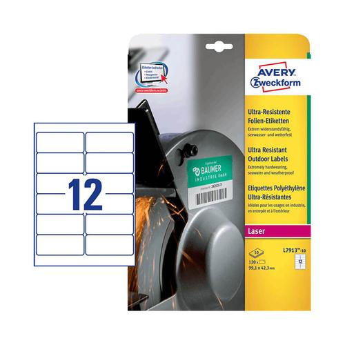 Avery Zweckform öntapadó íves etikett címke L7913-10