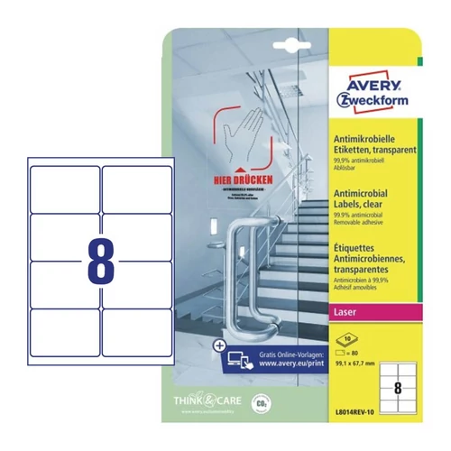 Avery Zweckform L8014REV-10 íves etikett címke