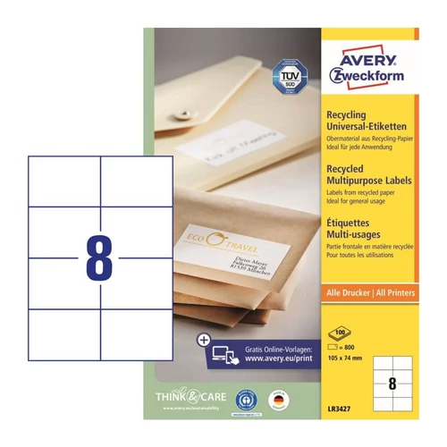 Avery Zweckform LR3427 íves etikett címke
